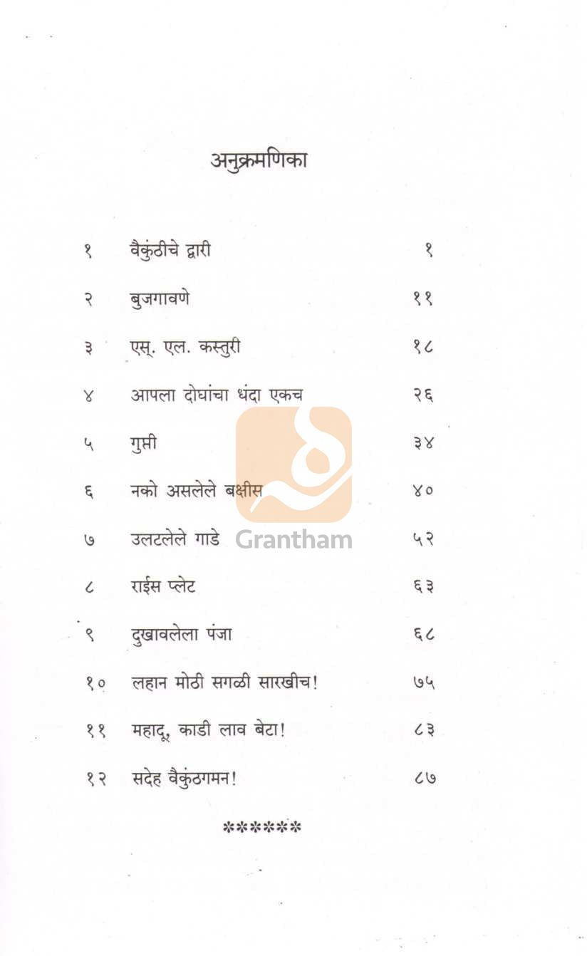 Rice Plate ( राईस प्लेट ) by C. V. Joshi ( चिं. वि. जोशी )