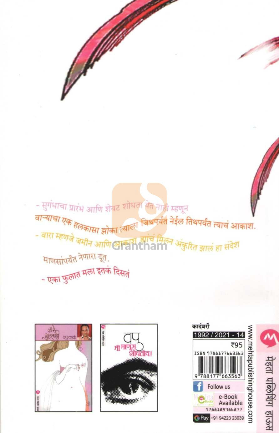 Tu Bhramat Ahasi Vaya ( तू भ्रमत आहासी वाया ) by V. P. Kale ( व. पु. काळे )