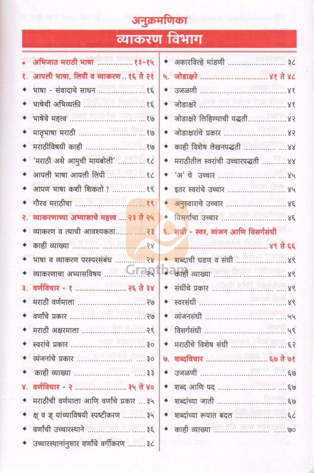 Sugam Marathi Vyakaran Va Lekhan (Set) | सुगम मराठी व्याकरण व लेखन (संच)