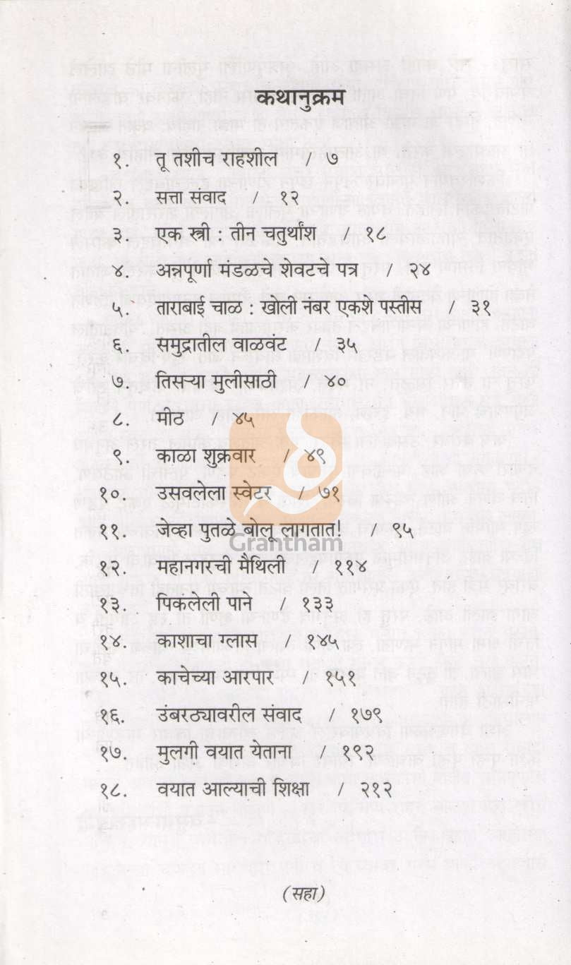 Samudratil Valvant Ani Nivadak Katha | समुद्रातील वाळवंट आणि निवडक कथा