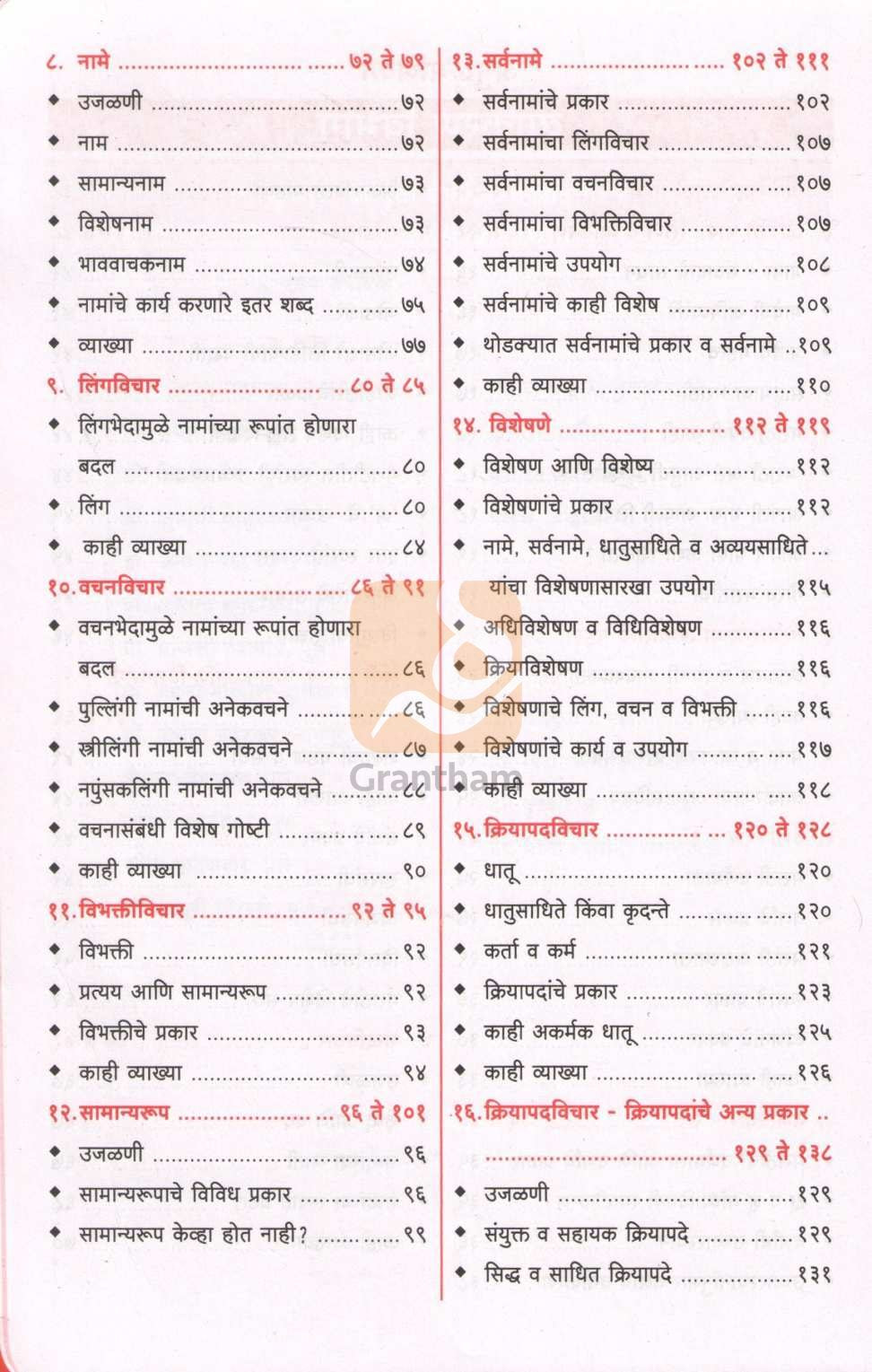 Sugam Marathi Vyakaran Va Lekhan (Set) | सुगम मराठी व्याकरण व लेखन (संच)