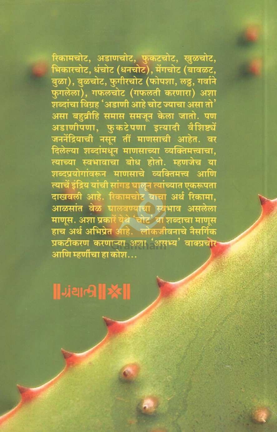 Marathi Bhashetil Asabhya Mhani Ani Vakprachar |  मराठी भाषेतील असभ्य म्हणी आणि वाक्प्रचार