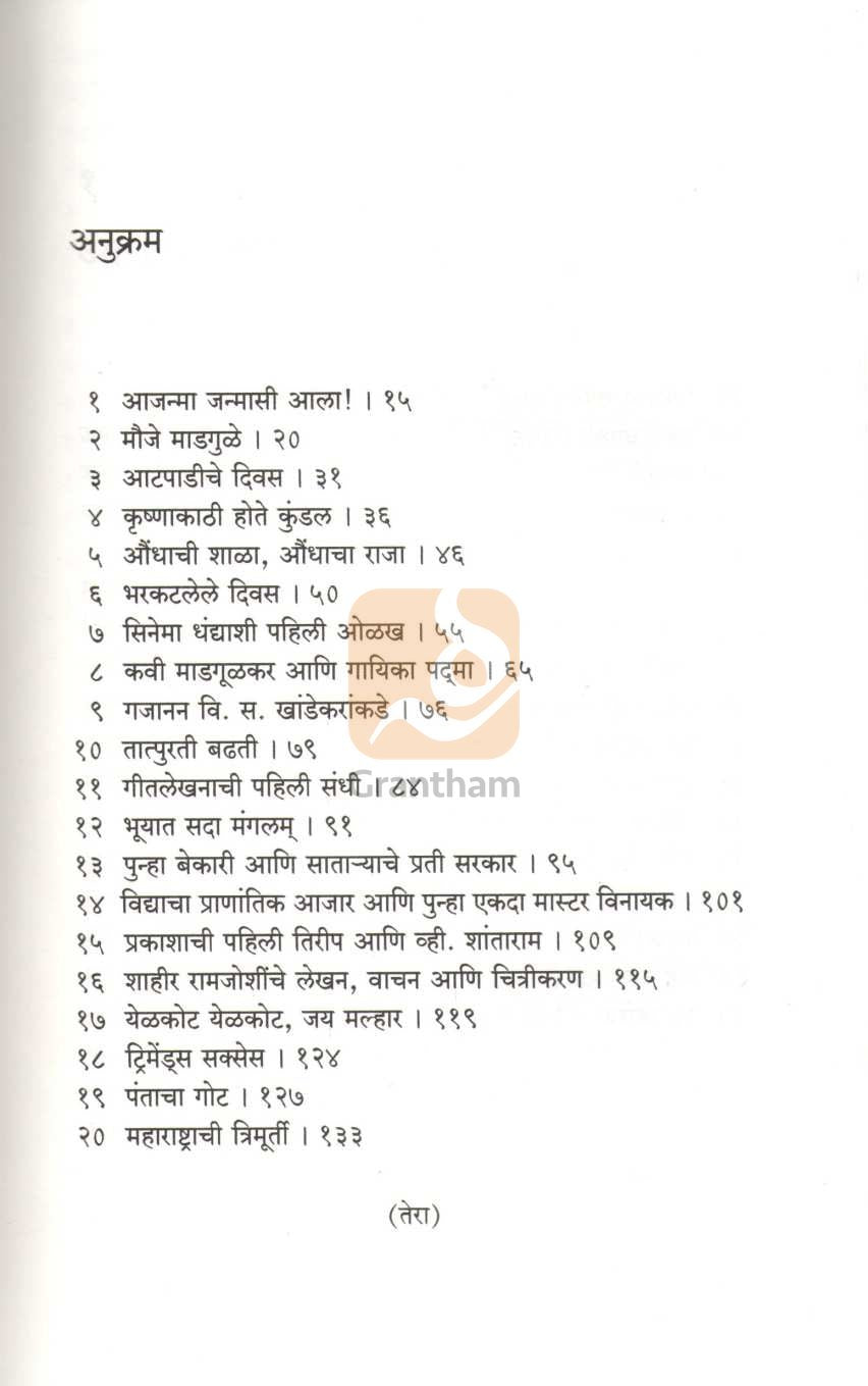 Mazay Khidkitun Gadima | माझ्या खिडकीतून गदिमा