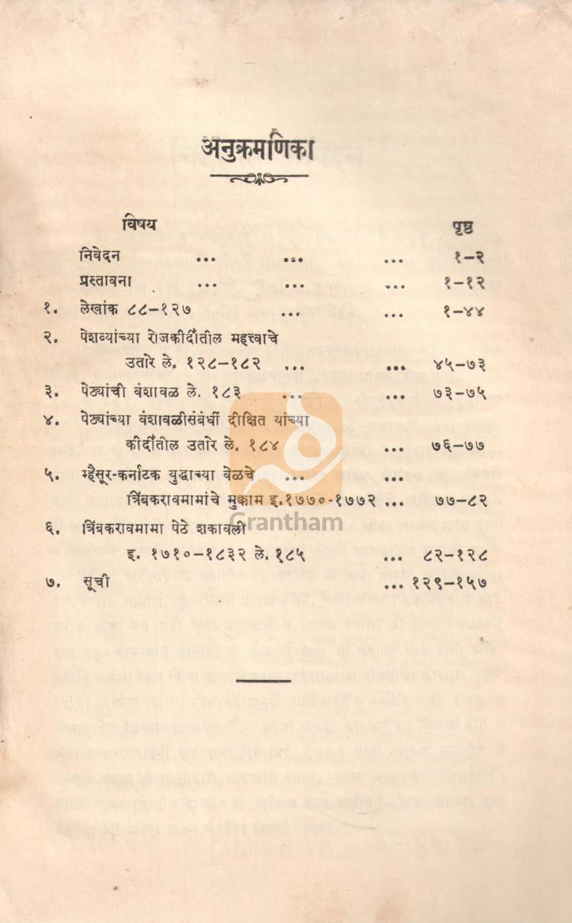 Pethe - Daptar Bhag 1 Va 2 | पेठे - दप्तर भाग १ व २