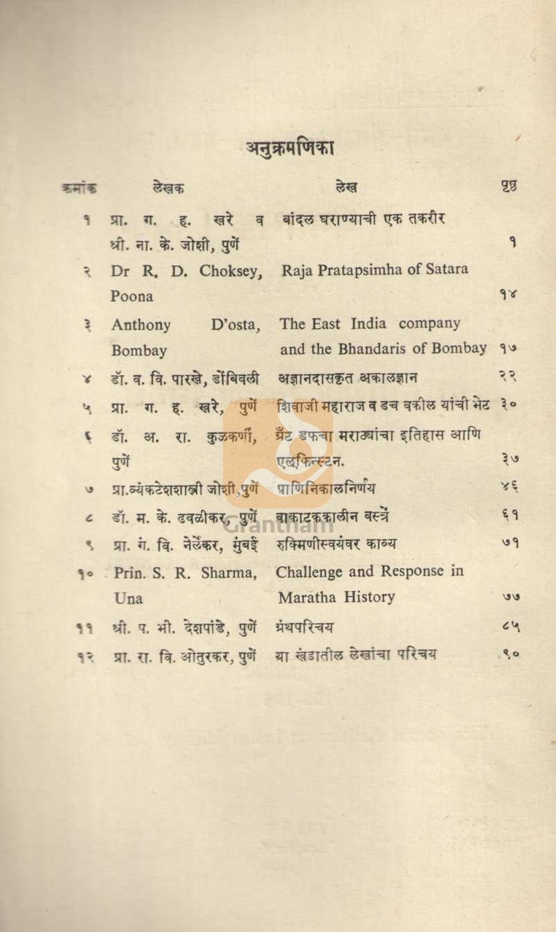 Aithihasik Sankirn Nibandh Khand 10 | ऐतिहासिक संकीर्ण निबंध खंड १०