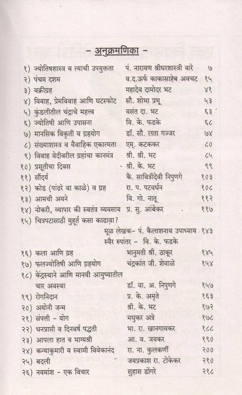 Nivdak Grahankit Bhag - 1 | निवडक ग्रहांकित भाग - १