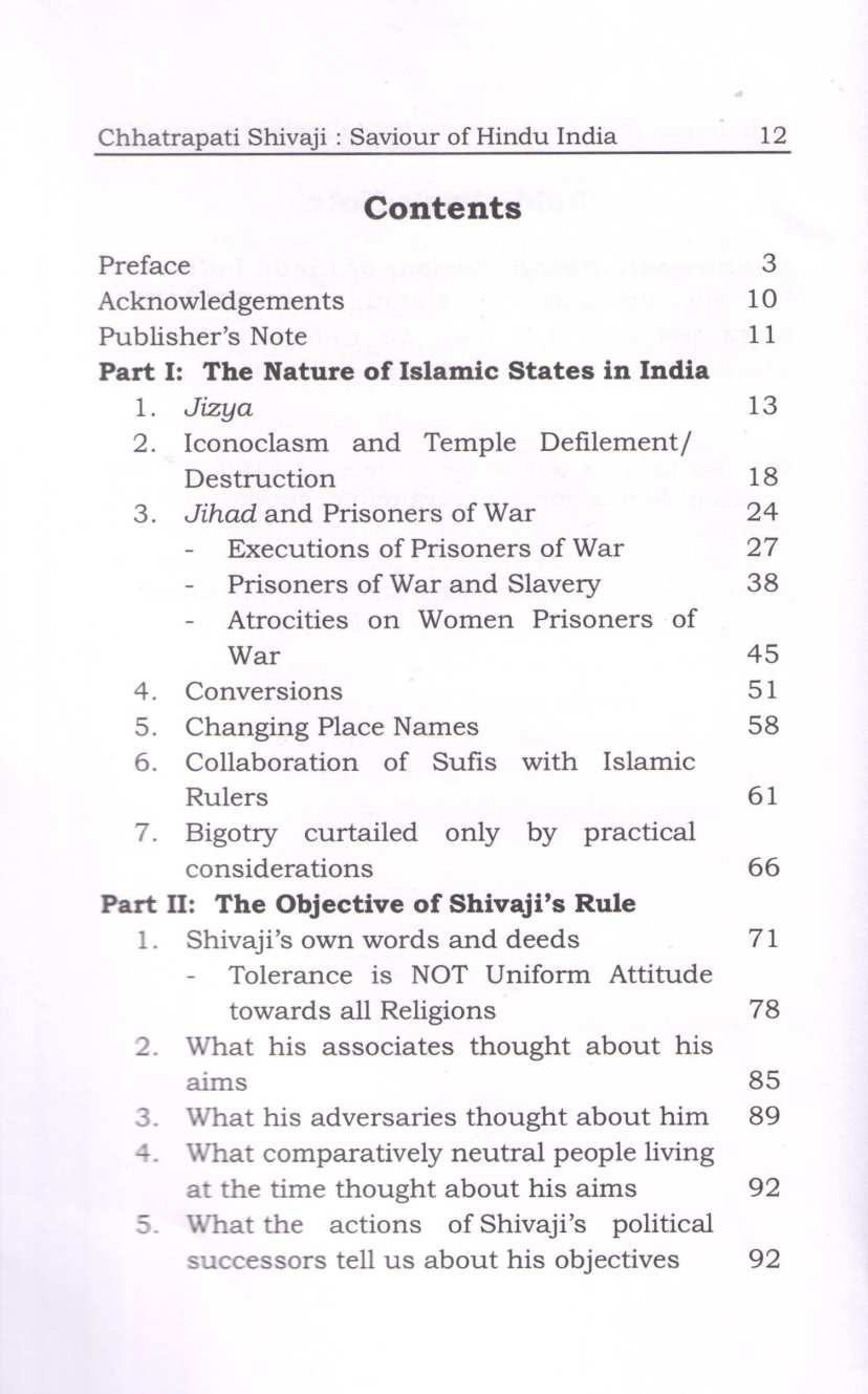 Chhatrapati Shivaji : Saviour Of Hindu India