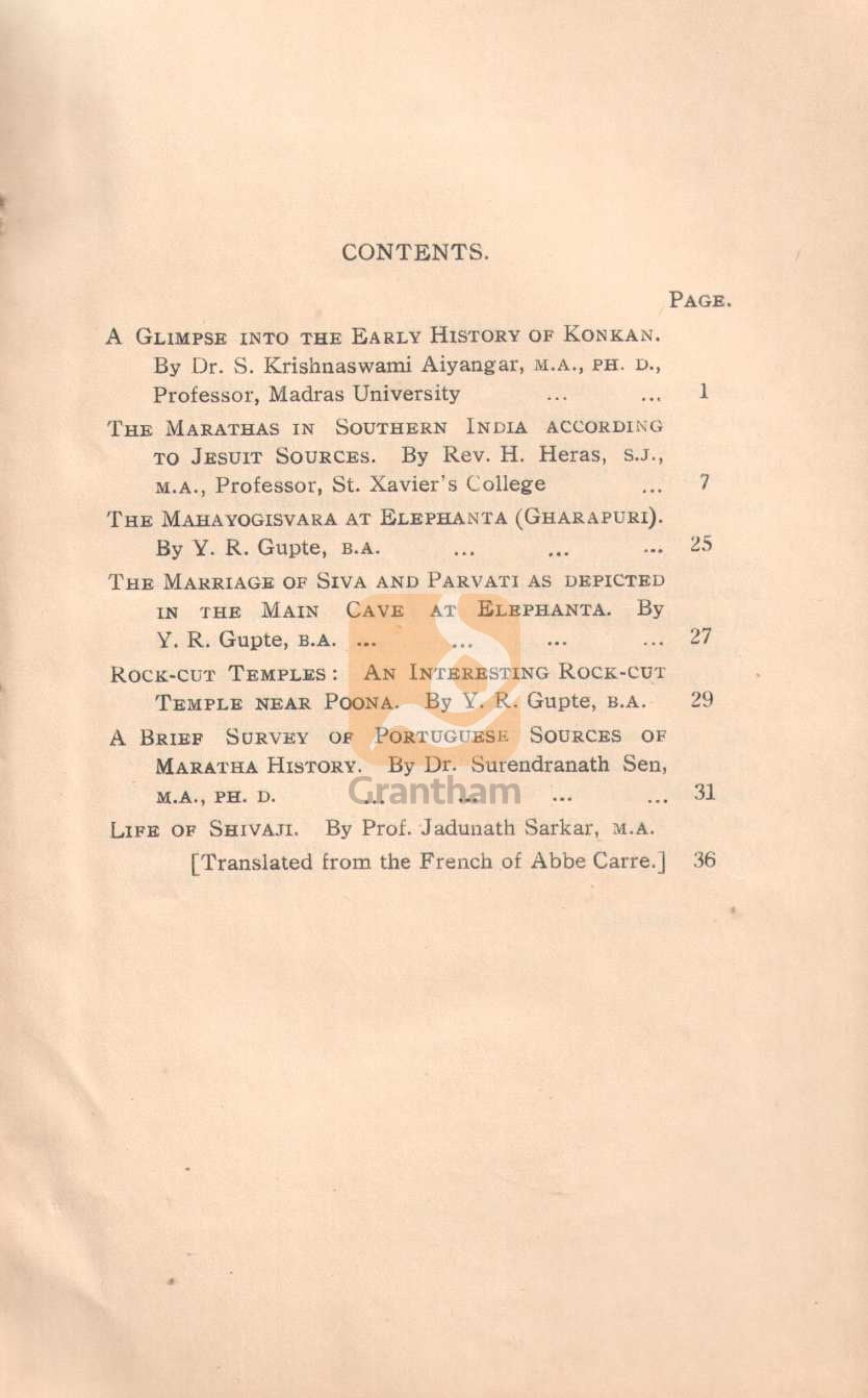 Historical Miscellany