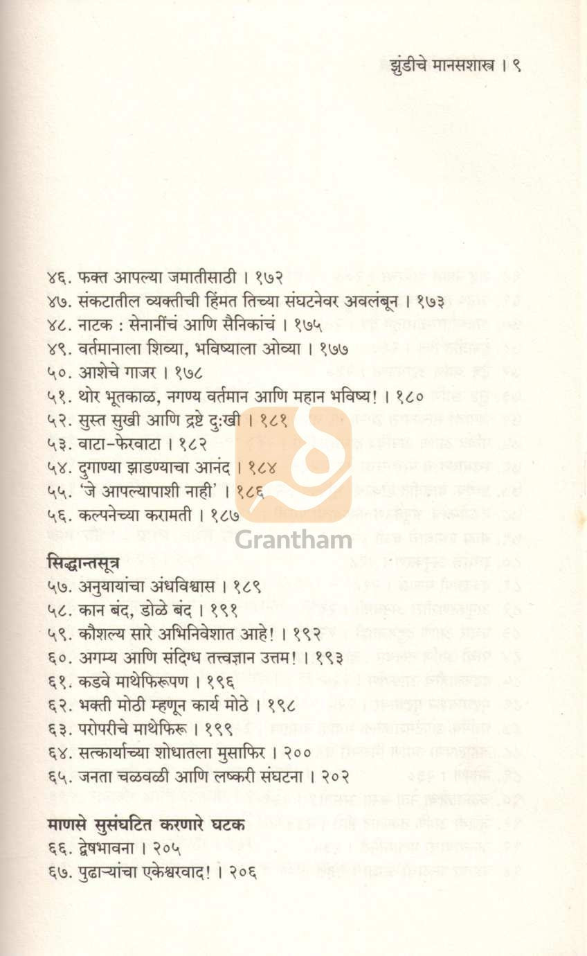 Zundiche Manasshastra | झुंडीचे मानसशास्त्र