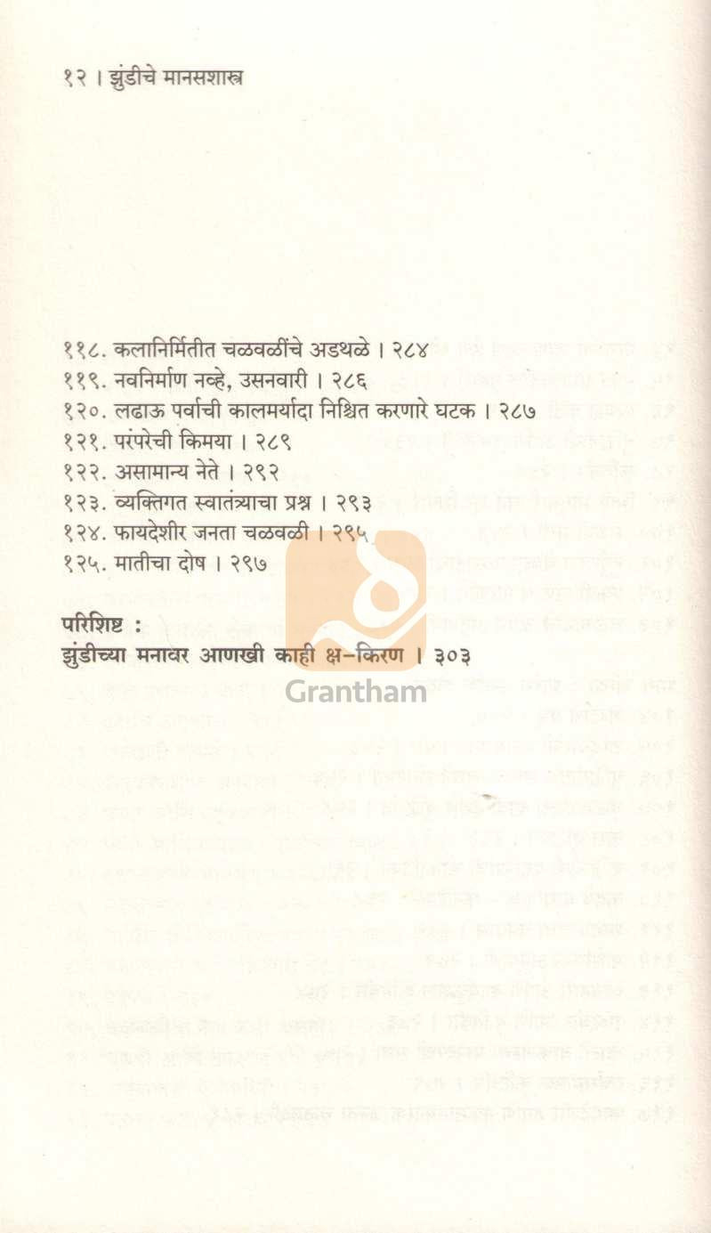 Zundiche Manasshastra | झुंडीचे मानसशास्त्र