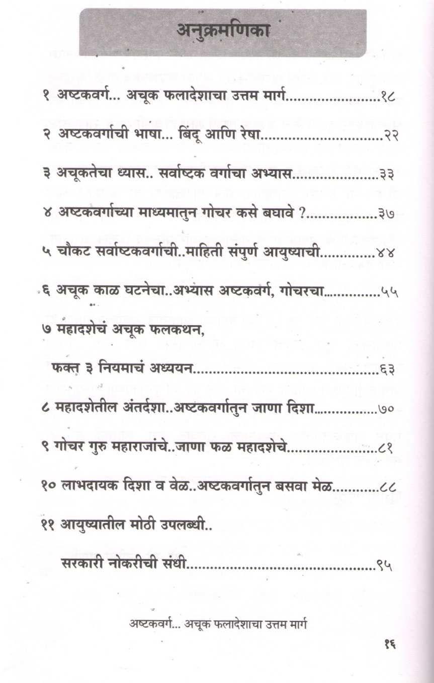 Ashtakvarga Faladeshacha Uttam Marg Bhag 1 | अष्टकवर्ग फलादेशाचा उत्तम मार्ग भाग १