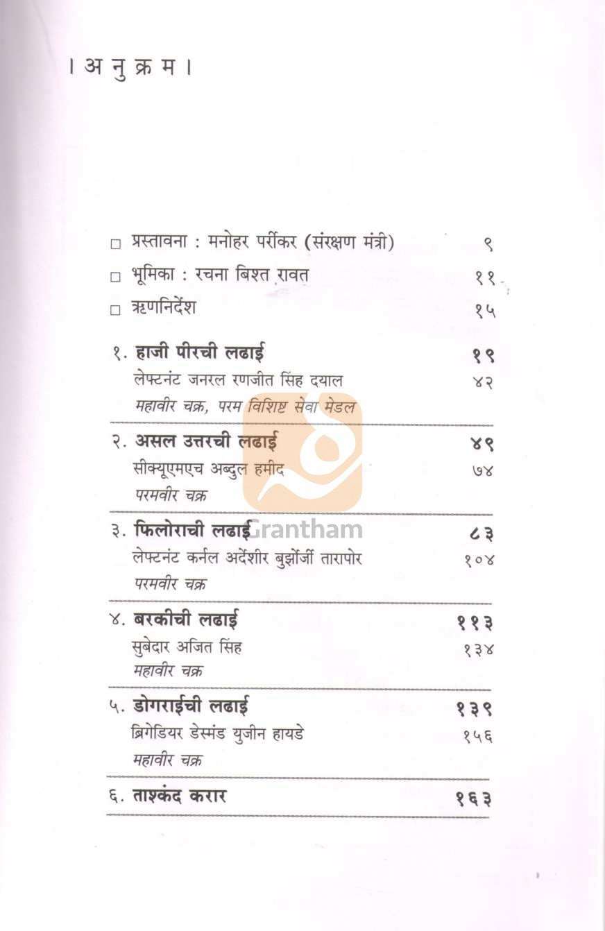 1965 Bharat Pakistan Yuddhakatha | १९६५ भारत पाकिस्तान युद्धकथा