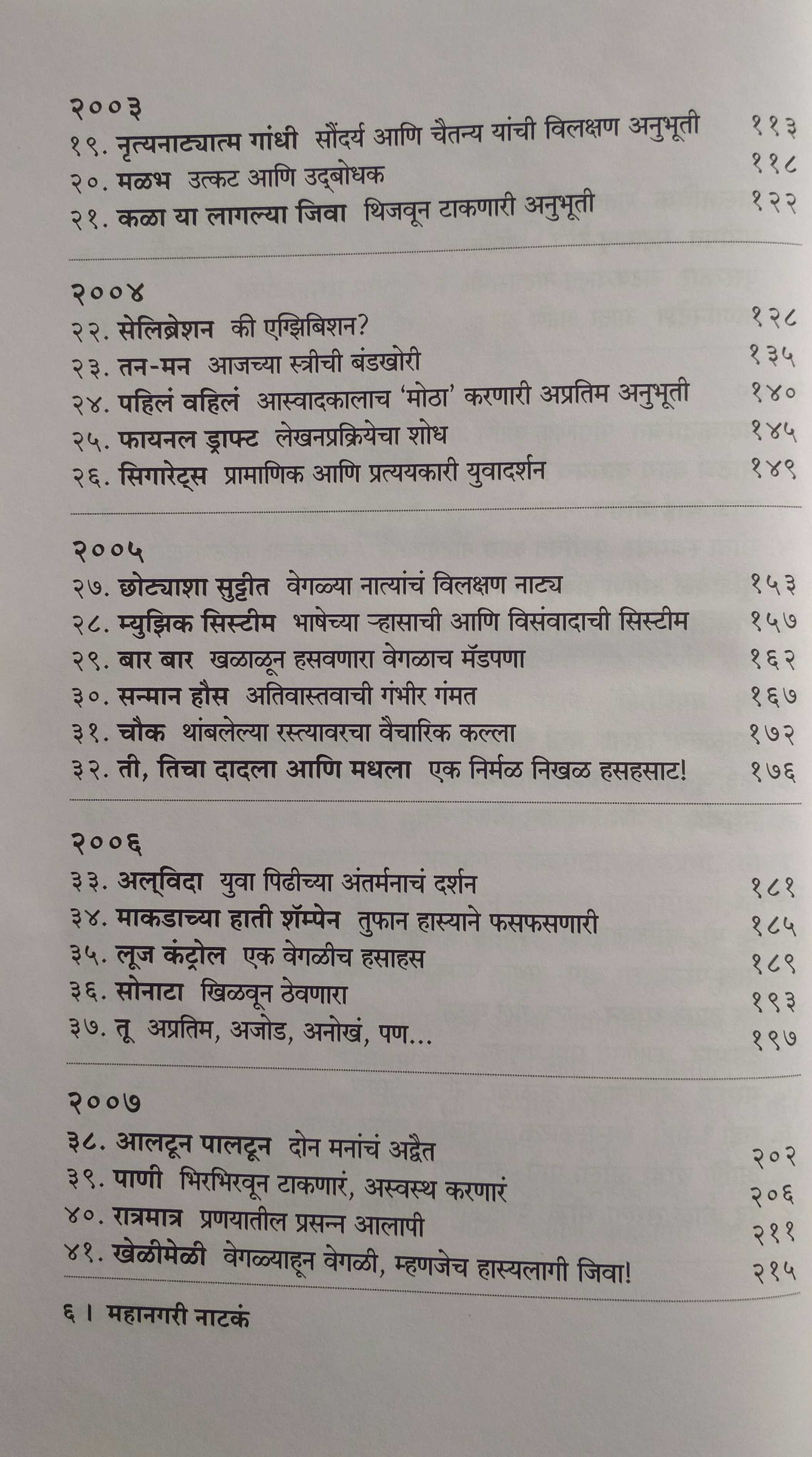 Mahanagari Natak 2000-2010 Natyaparikshan ( महानगरी नाटकं २०००-२०१० नाट्यप्रशिक्षण by Kamalakar Nadkarni ( कमलाकर नाडकर्णी )