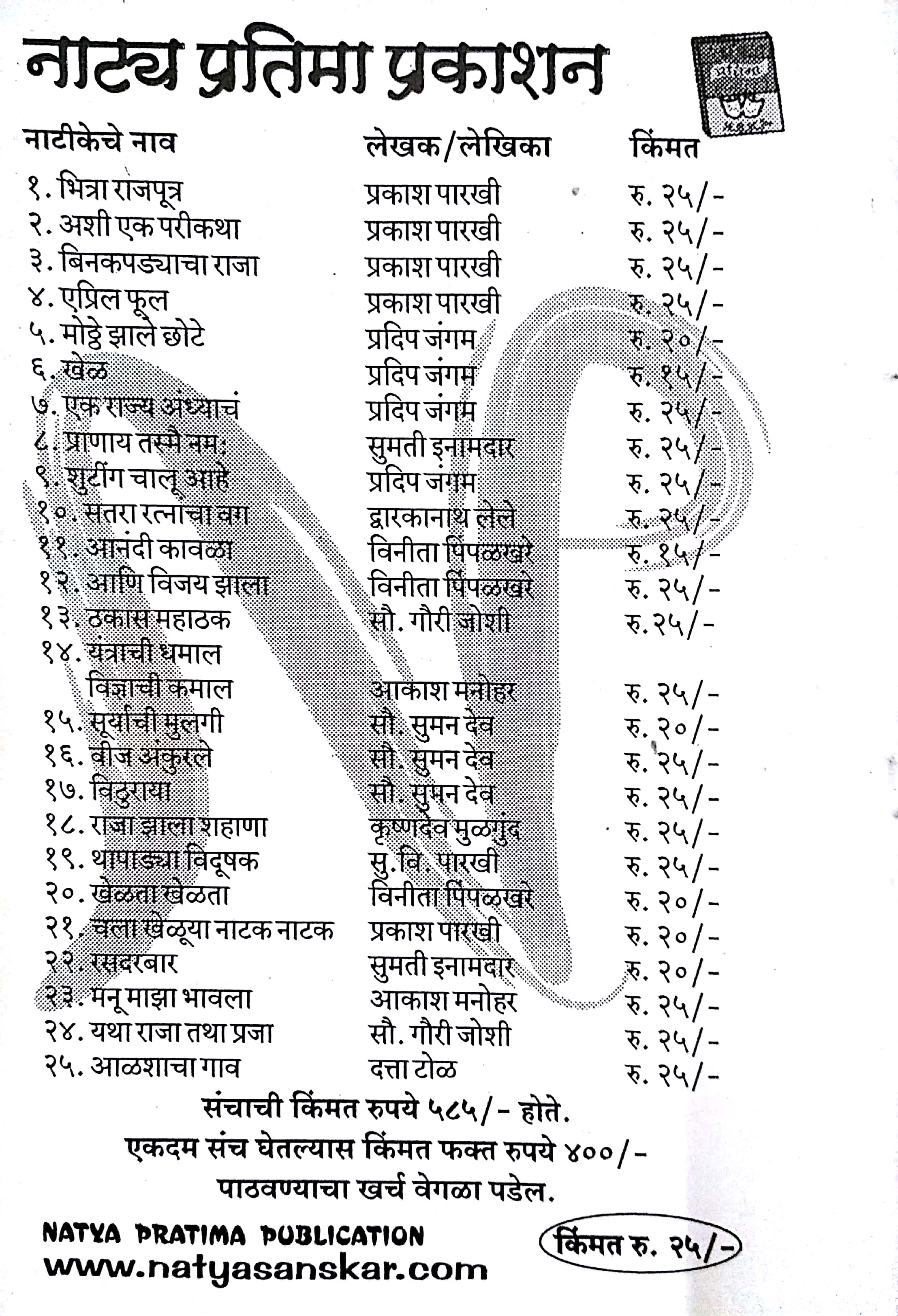 April Full ( एप्रिल फुल by Prakash Parkhi ( प्रकाश पारखी )