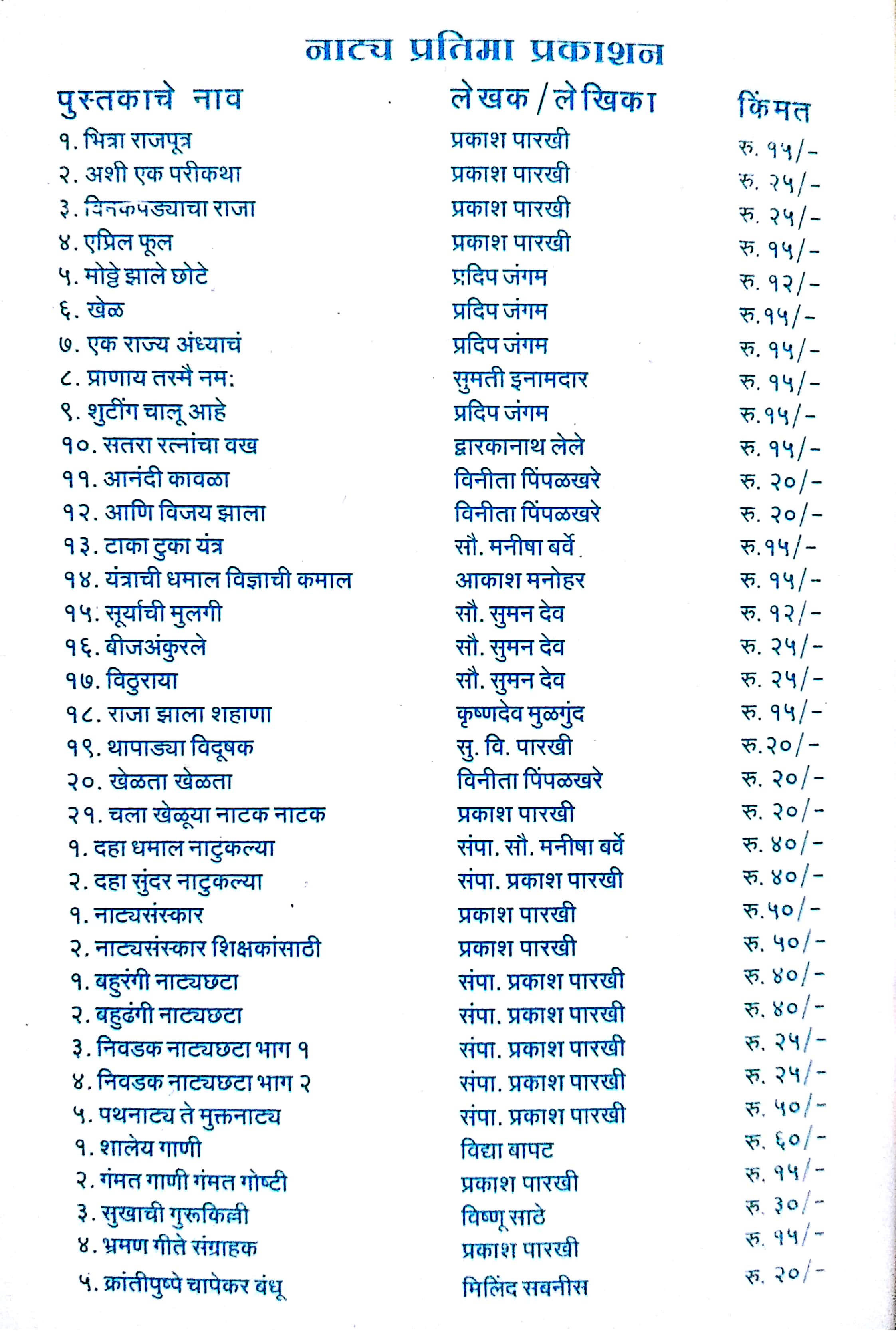 Ras Darbar ( रस दरबार by Sumati Inamdar ( सुमती  इनामदार )