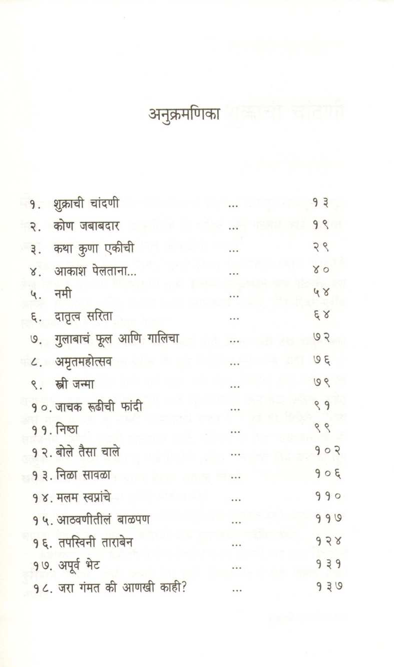 Shukrachi Chandani ( शुक्राची चांदणी ) by Vijaya Kulkarni ( विजया कुलकर्णी )