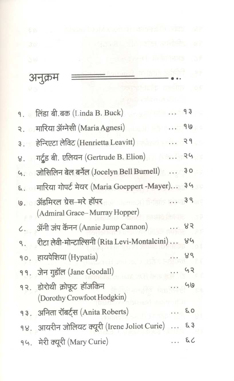 Jagprasiddha Mahila Shastradnya ( जगप्रसिद्ध महिला शास्त्रज्ञ ) by Priti Shrivastava ( प्रीती श्रीवास्तव )
