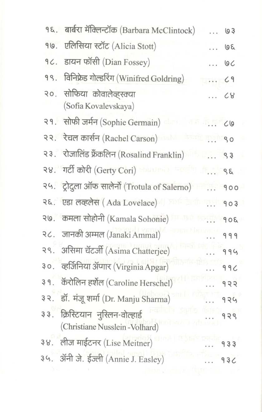 Jagprasiddha Mahila Shastradnya ( जगप्रसिद्ध महिला शास्त्रज्ञ ) by Priti Shrivastava ( प्रीती श्रीवास्तव )