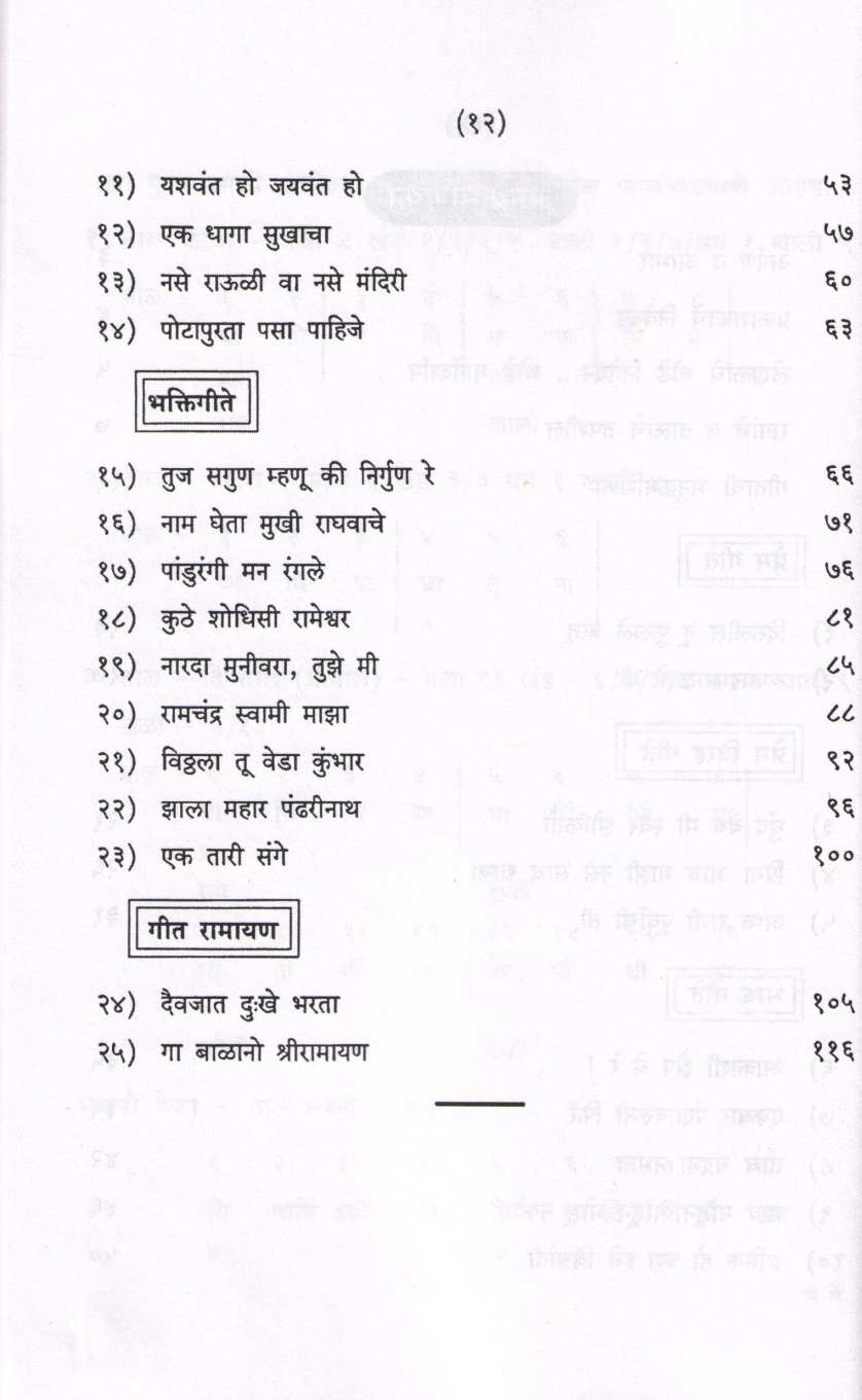 Notationsah Sudhir Phadke Yanchi Sumadhur Gani ( नोटेशनसह सुधीर फडके यांची सुमधुर गाणी ) by Chandrakant Sane ( चंद्रकांत साने )