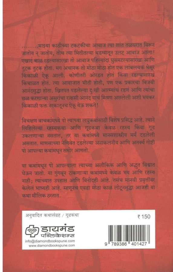 Kali Manjar ( काळी मांजर ) by Edgar Allan Poe ( एडगर अँलन पो )