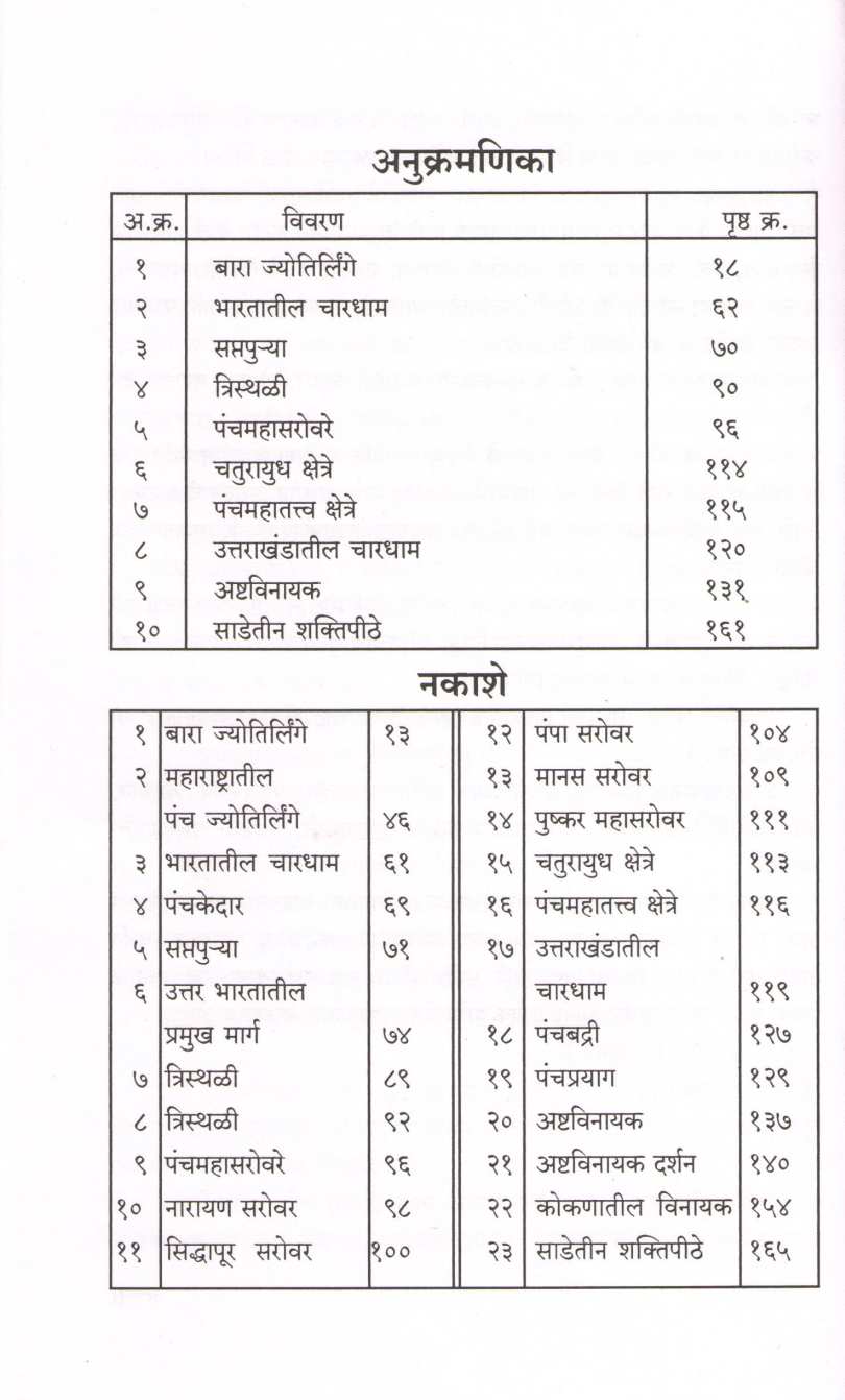 Bhartatil Tirthayatra ( भारतातील तीर्थयात्रा ) by Gita Harvande ( गीता हरवंदे )