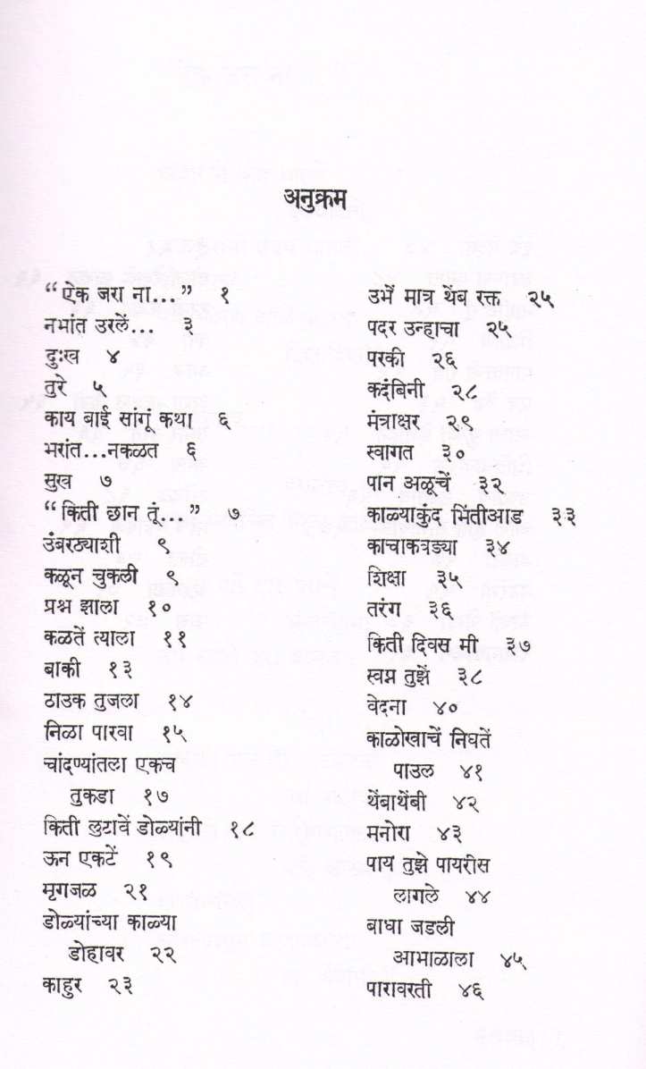Mrugajal ( मृगजळ ) by Indira Sant ( इंदिरा संत )