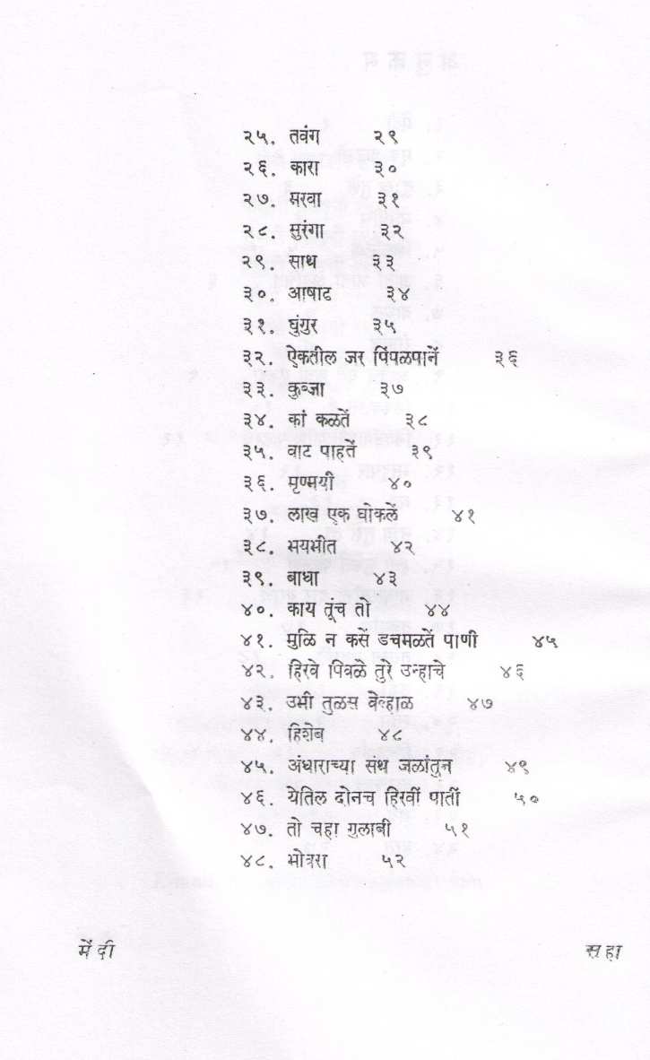 Mendi ( मेंदी ) by Indira Sant ( इंदिरा संत )