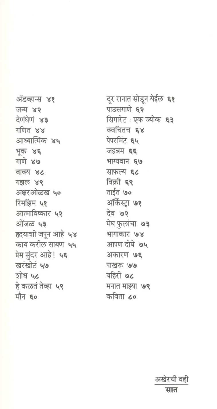 Akherchi Vahi ( अखेरची वही ) by NULL ( NULL )
