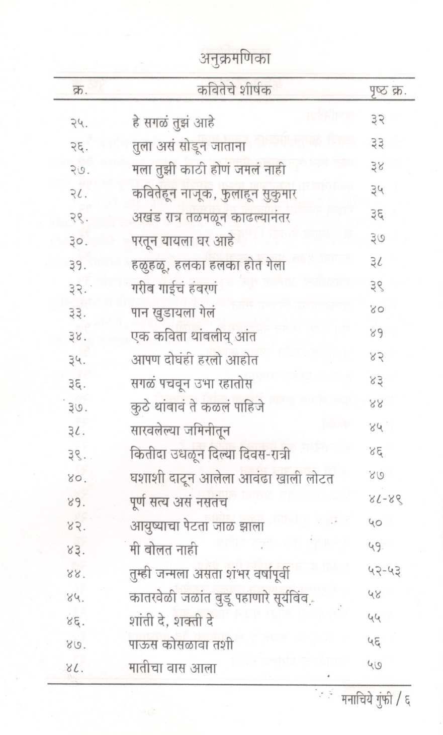 Manachiye Gumphi ( मनाचिये गुंफी ) by Yashodhara Sathe ( यशोधरा साठे )