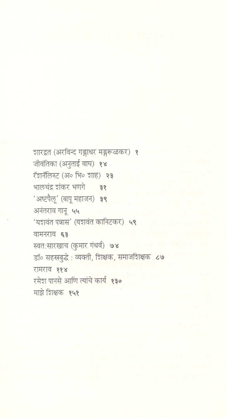 Shardwat Ani Itar Vyaktichitre ( शारद्वत आणि इतर व्यक्तिचित्रे ) by S. H. Deshpande ( स. ह. देशपांडे )