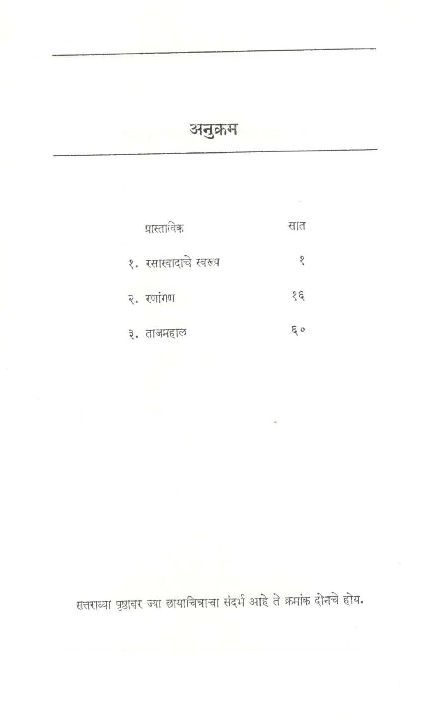 Rasaswad : Vadmay Ani Kala ( रसास्वाद : वाङ्मय आणि कला ) by Madhav Aachval ( माधव आचवल )