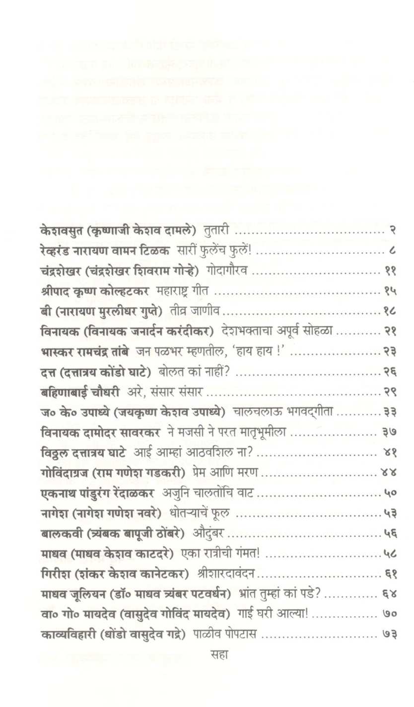 Adhunik Marathi Kavyasampada ( आधुनिक मराठी काव्यसंपदा ) by Other ( इतर )