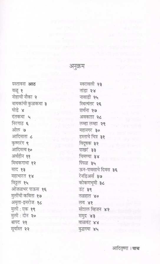 Aditrushna ( आदितृष्णा ) by Vinay Patil ( विनय पाटील )