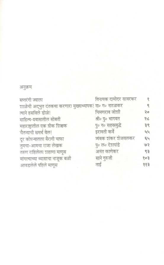 Avadleli Manse ( आवडलेली माणसे ) by Vidyadhar Pundalik ( विद्याधर पुंडलीक )