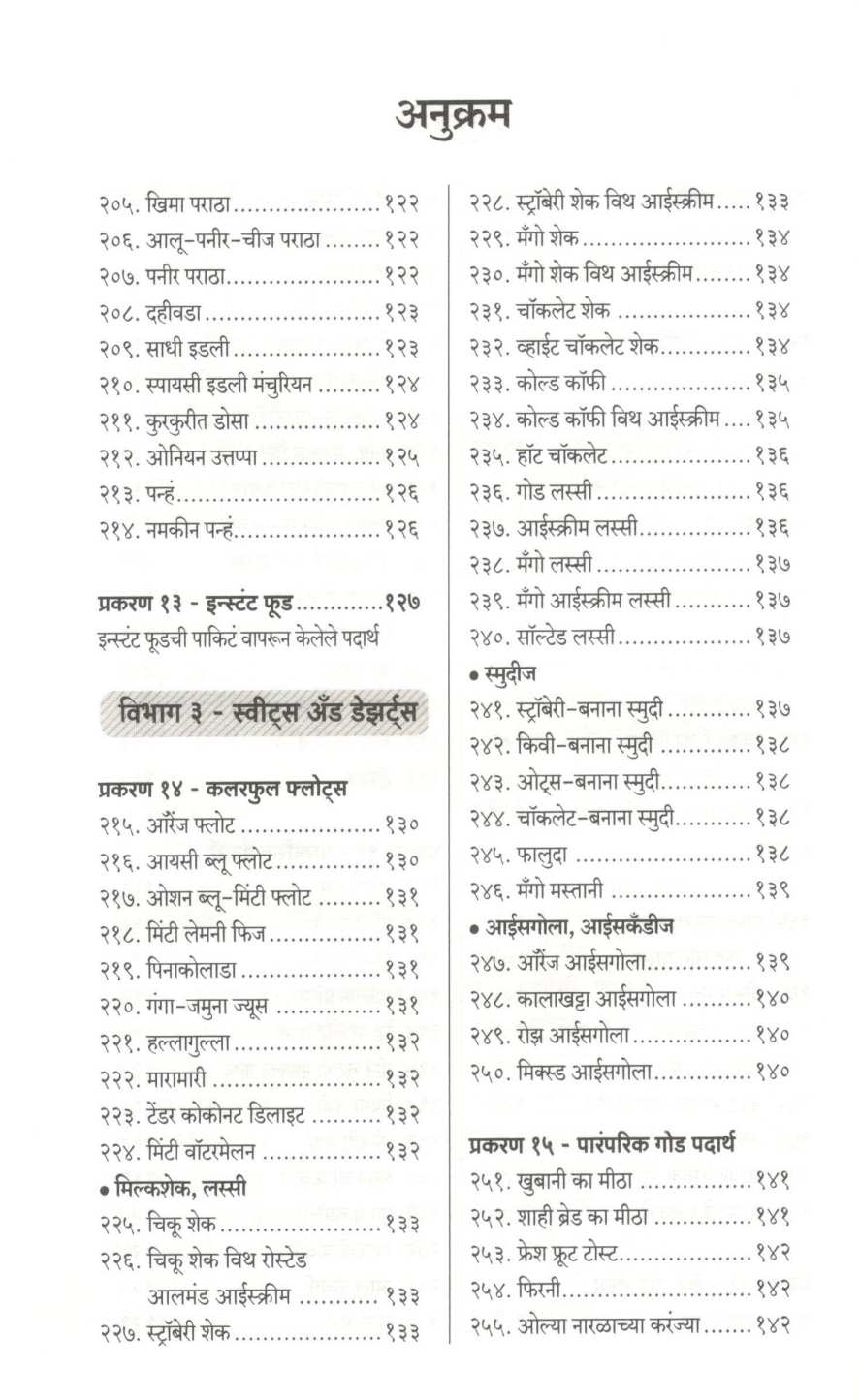 Mulanchya Awadichya 303 Chavishta Recipes ( मुलांच्या आवडीच्या ३०३ चविष्ट रेसिपीज ) by Kanchan Bapat ( कांचन बापट )
