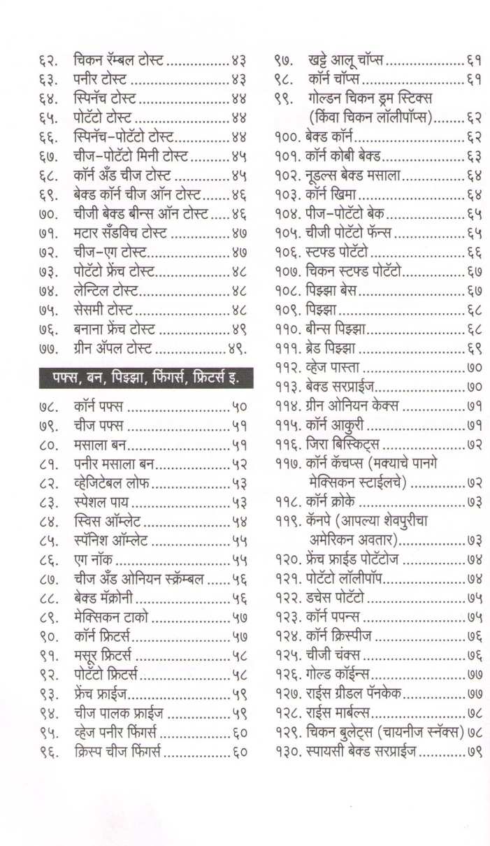 Chavishta : Snacks ( Adhunik ) ( चविष्ट स्नॅक्स ( आधुनिक ) ) by Jayashree Kuber ( जयश्री कुबेर )