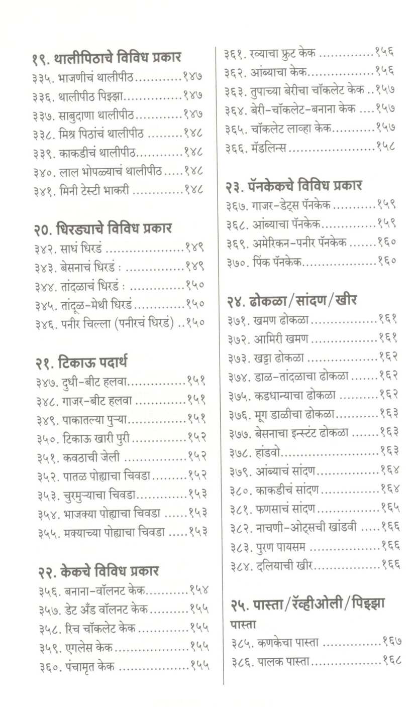 Mulanchya Dabyasathi 404 Paushtik Recipes ( मुलांच्या डब्यासाठी ४०४ पौष्टिक रेसिपीज ) by Kanchan Bapat ( कांचन बापट )