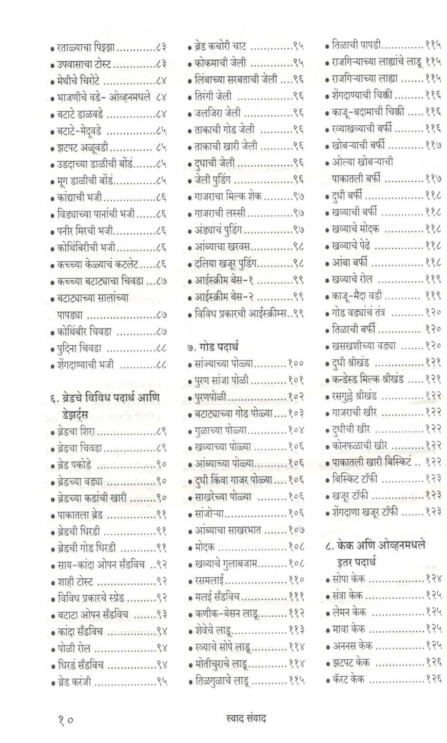 Swad Sanwad ( स्वाद संवाद ) by Vasundhara Parvate ( वसुंधरा पर्वते )