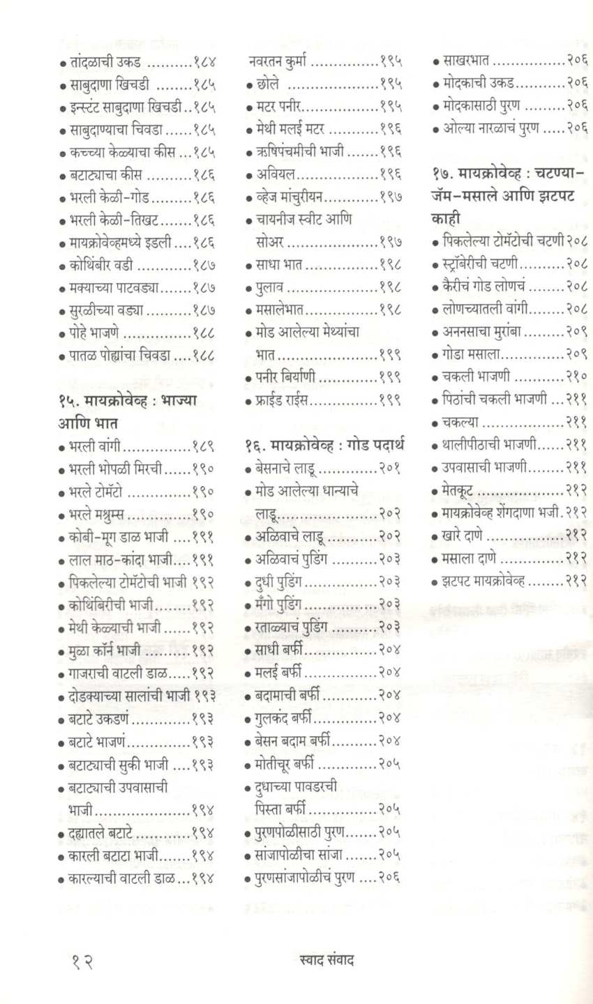 Swad Sanwad ( स्वाद संवाद ) by Vasundhara Parvate ( वसुंधरा पर्वते )