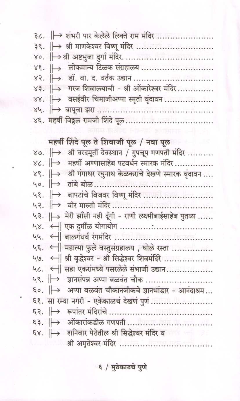 Muthekathache Pune ( मुठेकाठचे पुणे ) by P. K. Ghanekar ( प्र. के. घाणेकर )