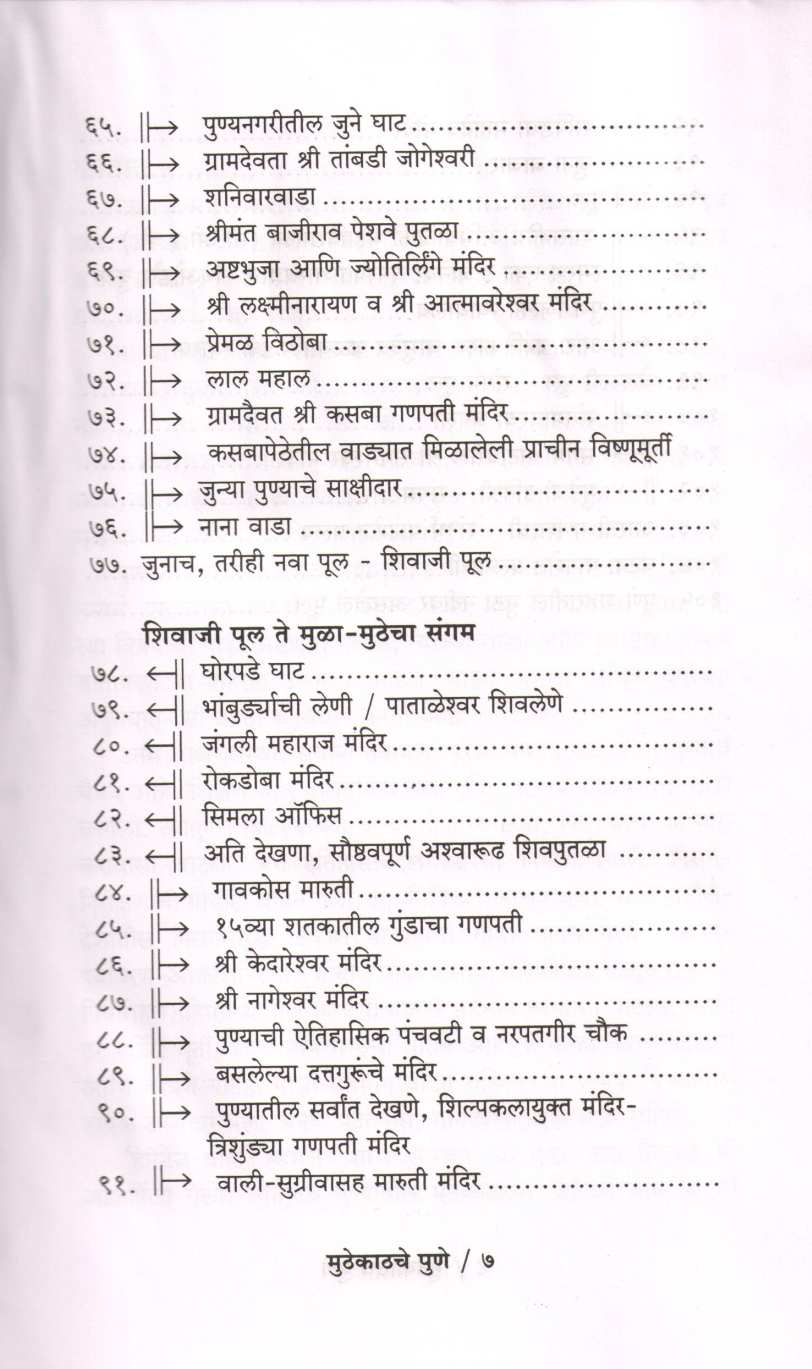 Muthekathache Pune ( मुठेकाठचे पुणे ) by P. K. Ghanekar ( प्र. के. घाणेकर )
