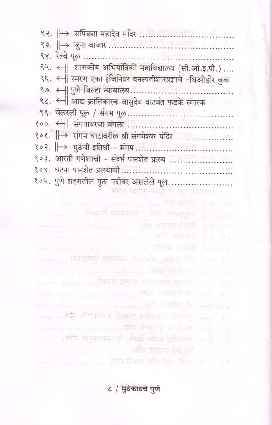 Muthekathache Pune ( मुठेकाठचे पुणे ) by P. K. Ghanekar ( प्र. के. घाणेकर )