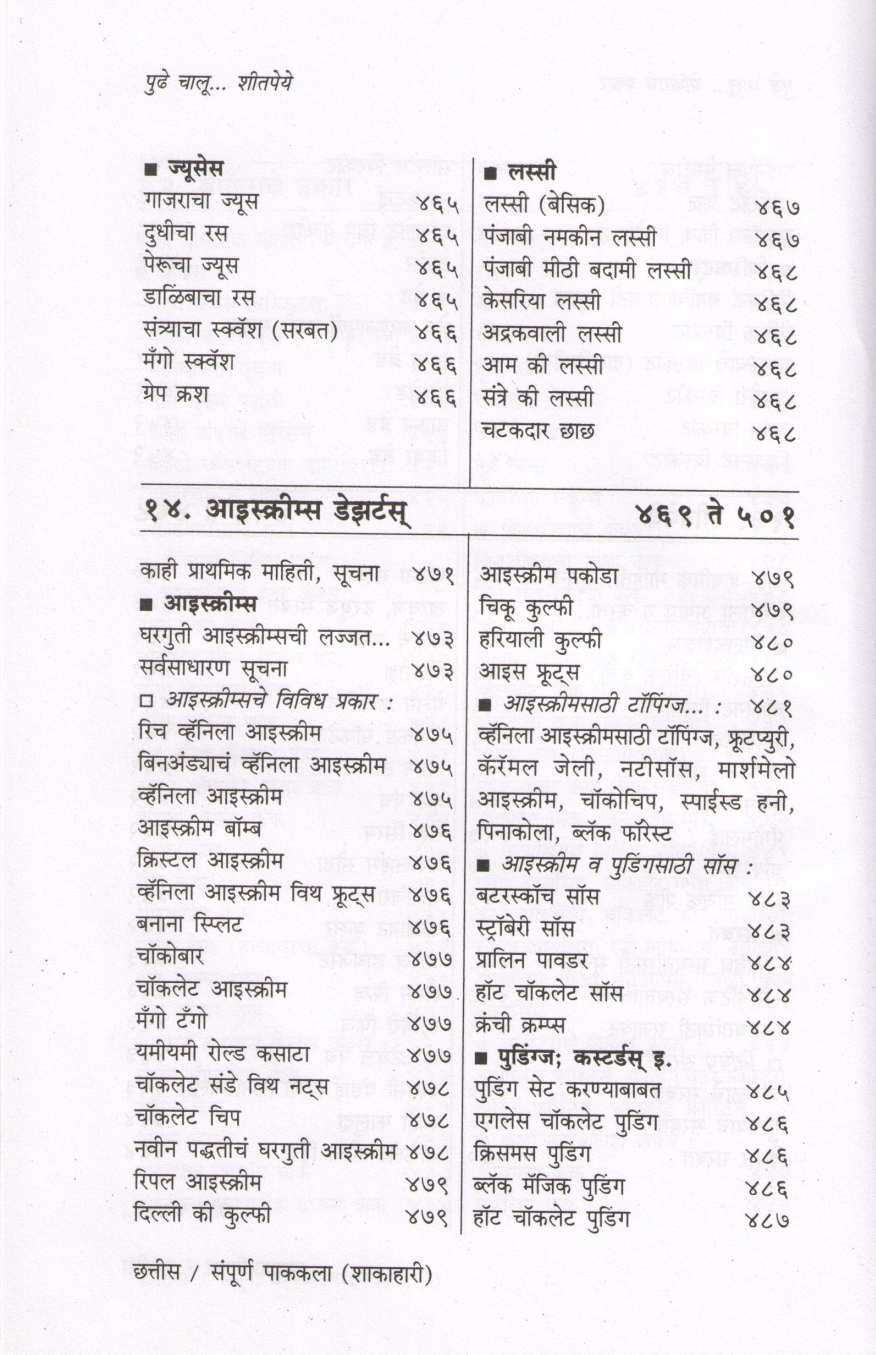 Sampurna Pakakala (Vegeterion) ( संपूर्ण पाककला (शाकाहारी) ) by Usha Purohit ( उषा पुरोहित )