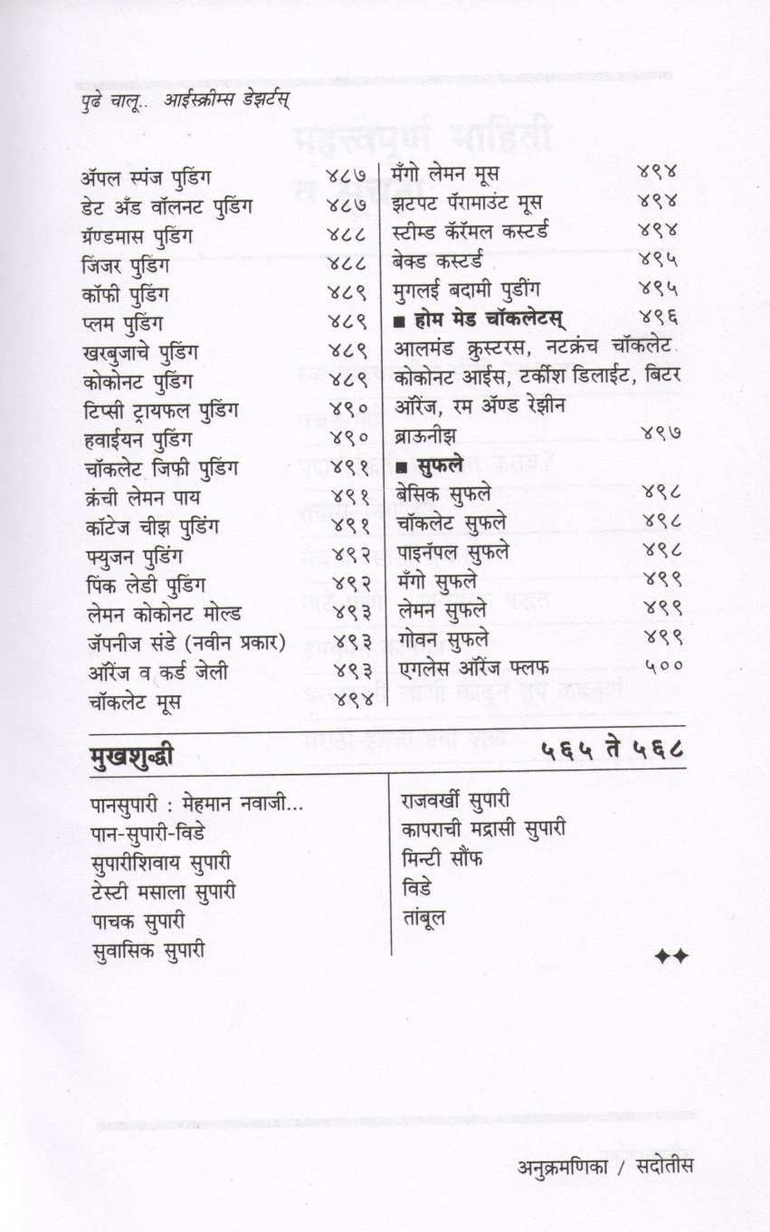 Sampurna Pakakala (Vegeterion) ( संपूर्ण पाककला (शाकाहारी) ) by Usha Purohit ( उषा पुरोहित )