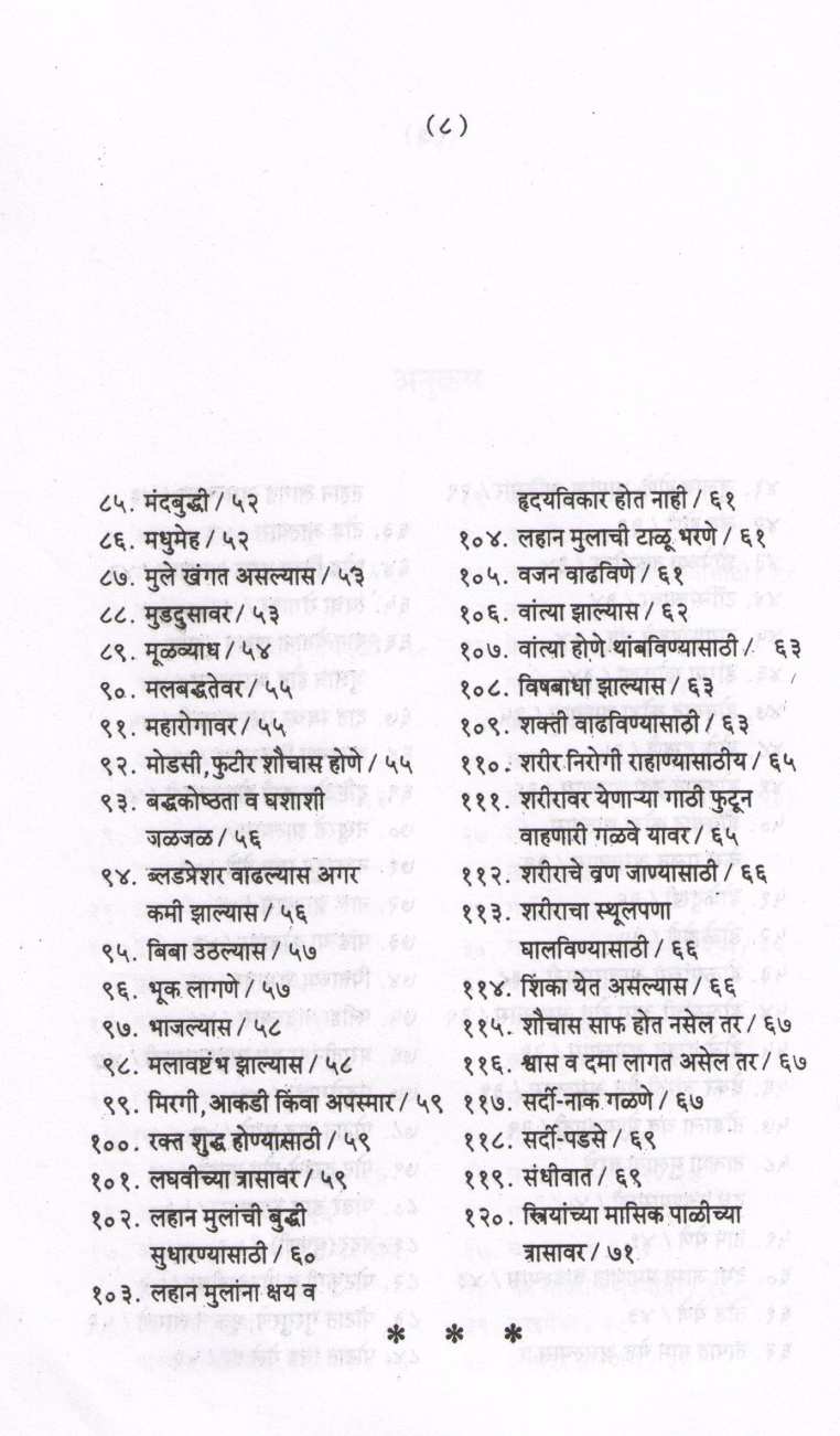 Gharguti Aushodhopchar ( घरगुती औषधोपचार ) by Premlata Paralika ( प्रेमलता परळीकर )