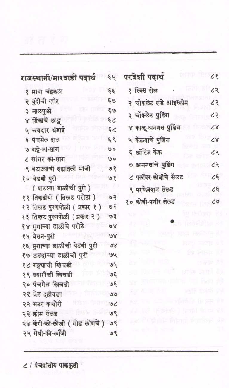 Panchaprantiya Pakakruti ( पंचप्रान्तीय पाककृती ) by Snehalata Datar ( स्नेहलता दातार )