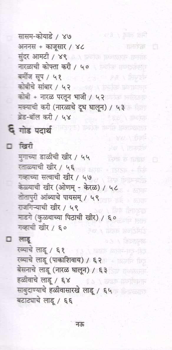 Naralache Padartha ( नारळाचे पदार्थ ) by Mangala Barve ( मंगला बर्वे )