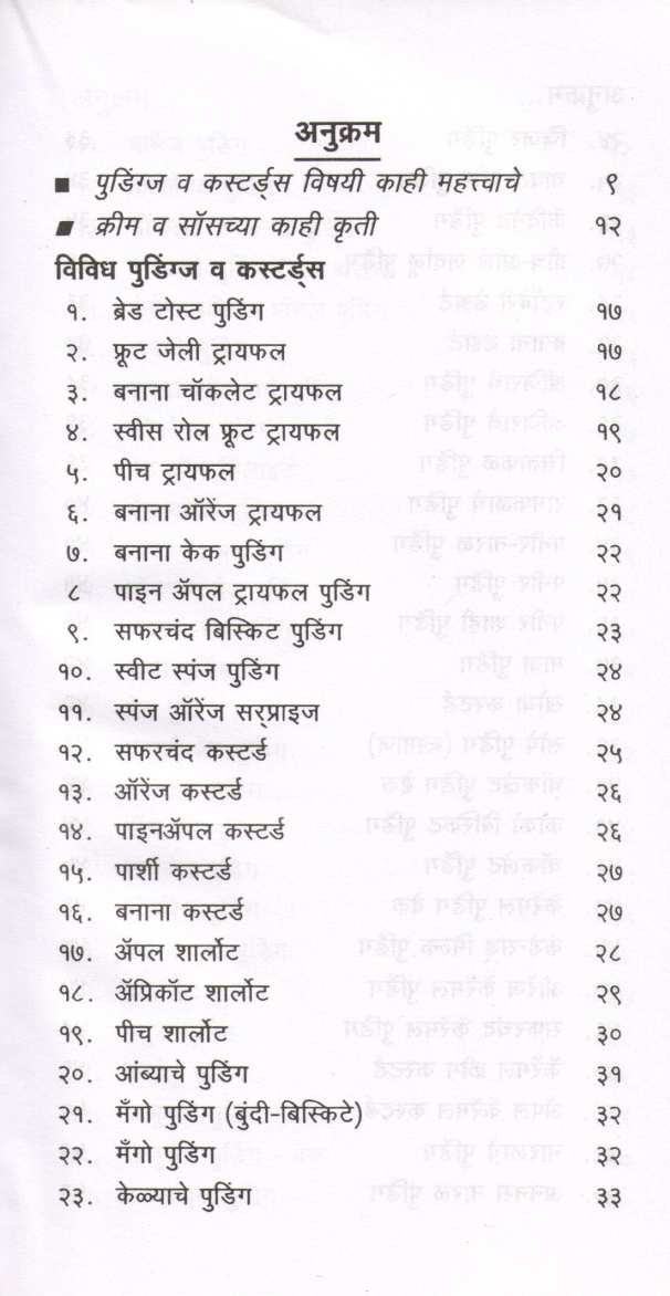 Puddings & Custards ( पुडिंग्ज व कस्टर्डस ) by Mangala Barve ( मंगला बर्वे )