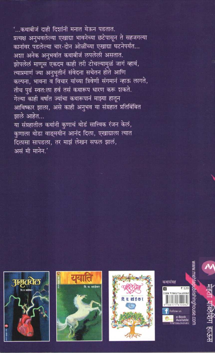 Vidyut Prakash ( विद्युत प्रकाश ) by V. S. Khandekar ( वि. स. खांडेकर )