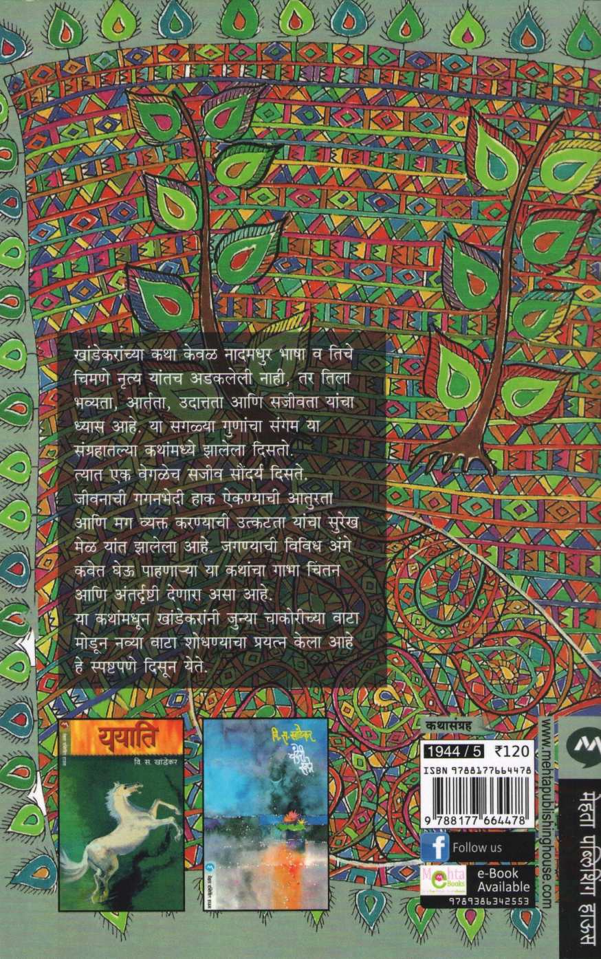 Aajchi Swapne ( आजची स्वप्ने ) by V. S. Khandekar ( वि. स. खांडेकर )